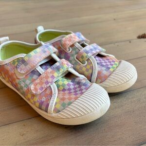 Cat & Jack Checkered Kids Shoes, Size 12